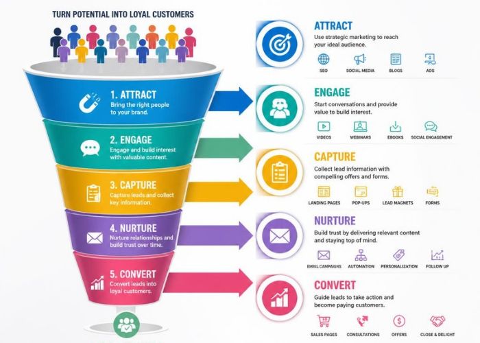Lead generation and digital marketing strategy for business growth