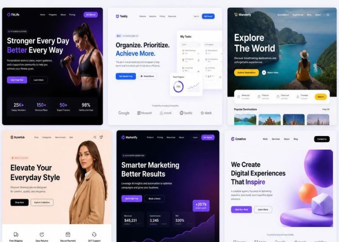 Landing page design by a global digital marketing agency