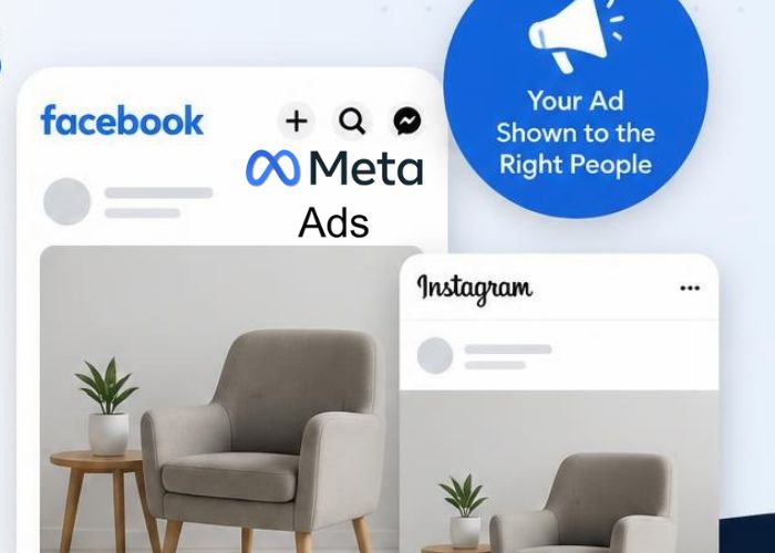 Meta advertising campaigns by a digital marketing agency