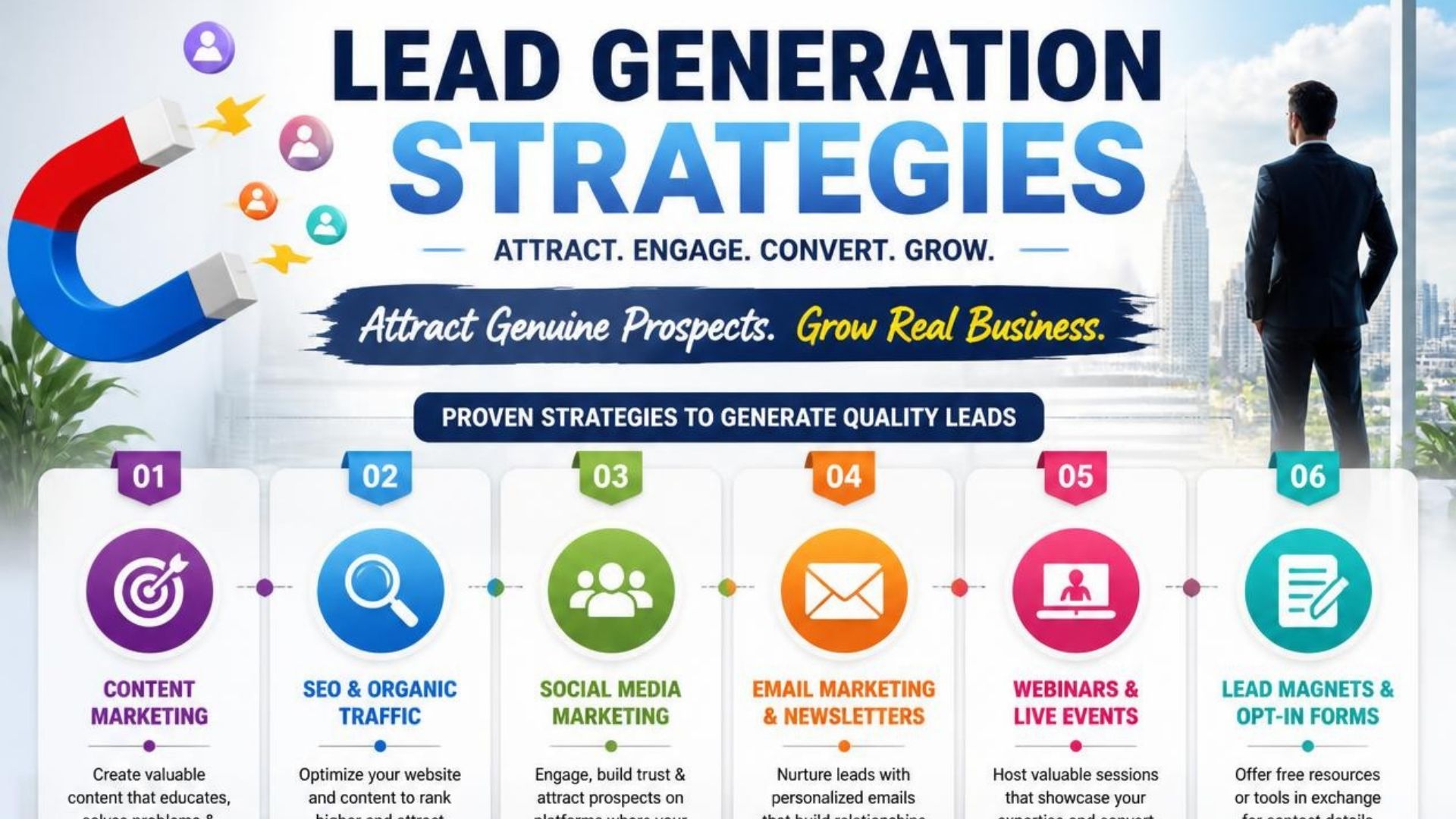 Lead generation and digital marketing services for businesses